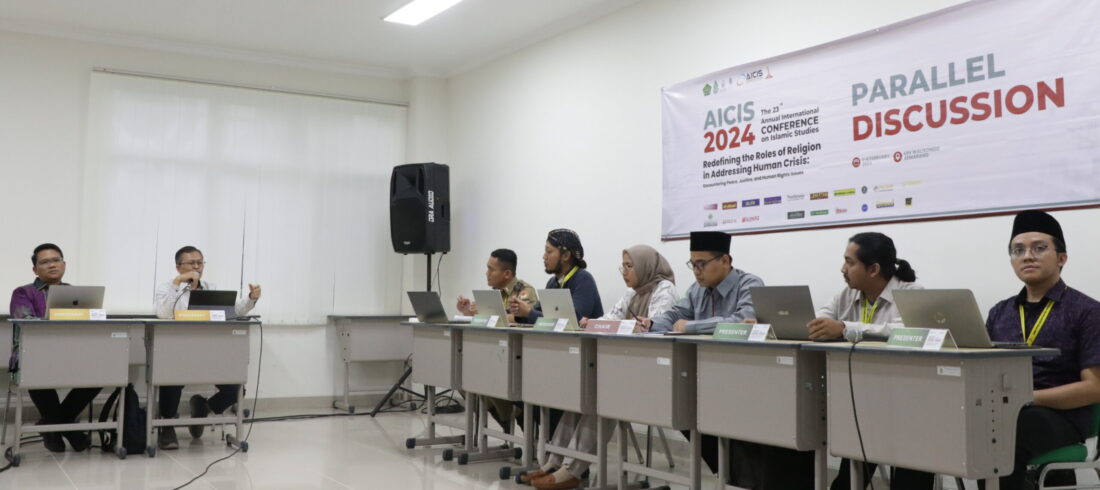 Salah satu sesi Diskusi Paralel pada gelaran AICIS 2024 yang dihadiri oleh Rektor UIN Salatiga, Prof. Zakiyuddin